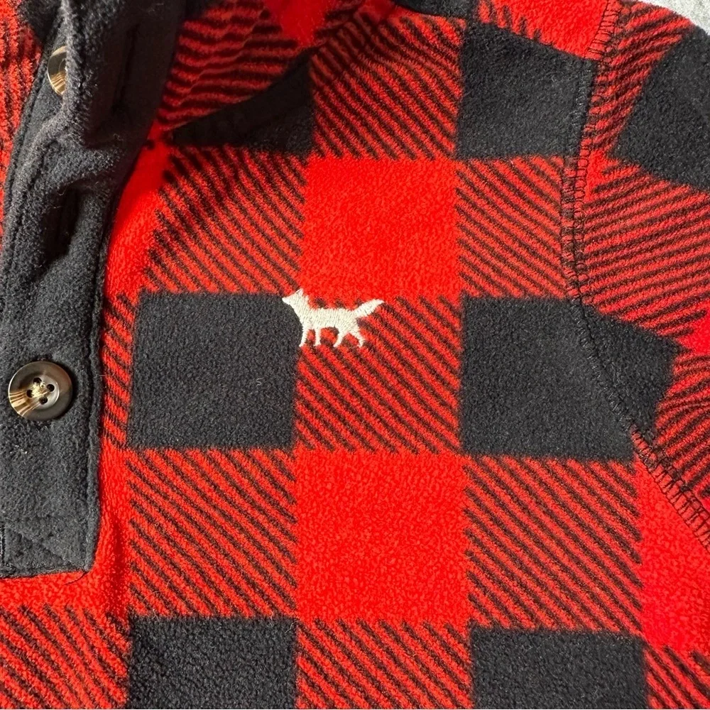 Carter's‎ Red and Black Plaid Kids Sweater